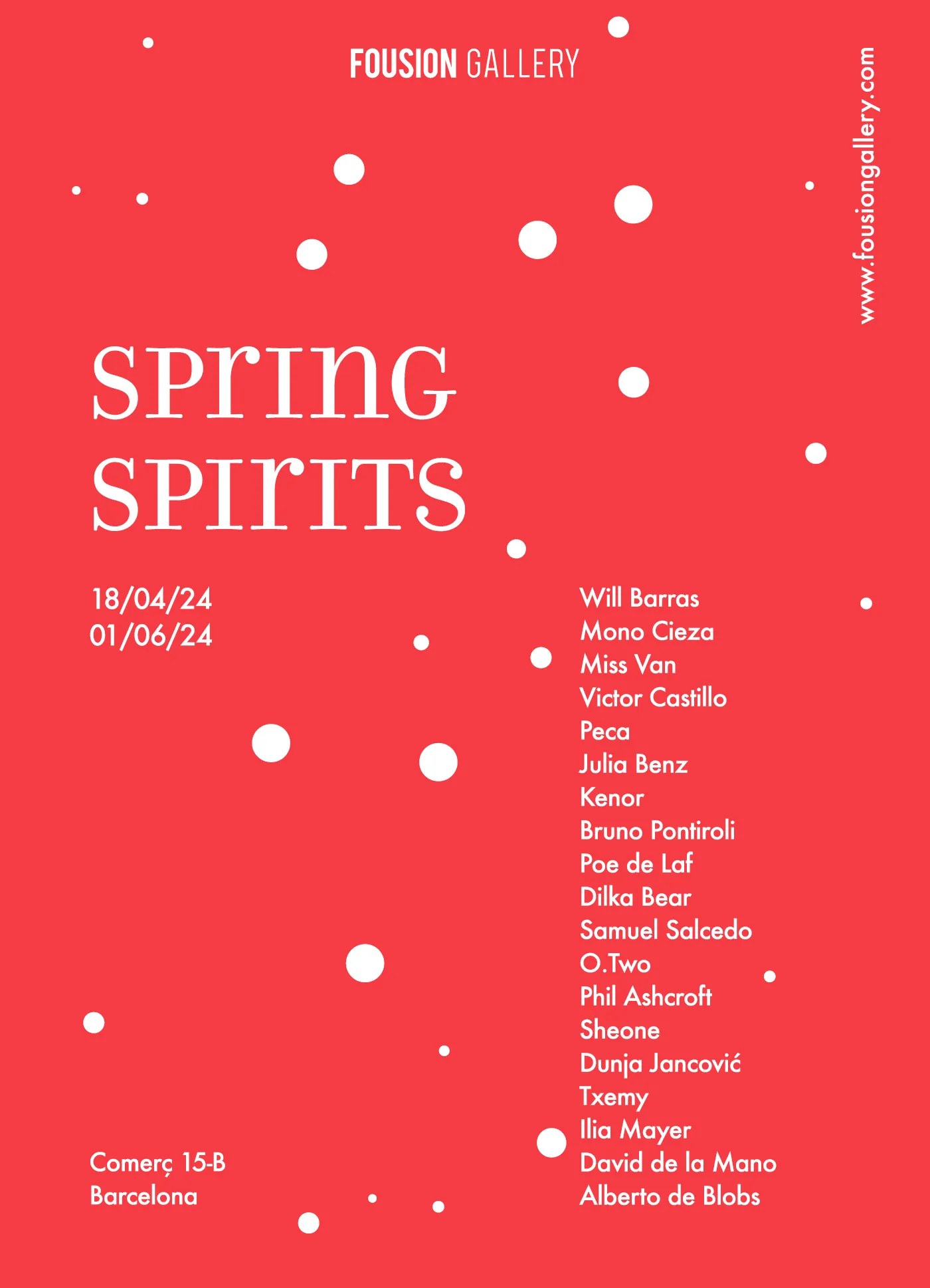 Spring Spirits — Fousion Gallery, 2024. Dan Aparicio: Comissari · Galerista (imatge 1)
