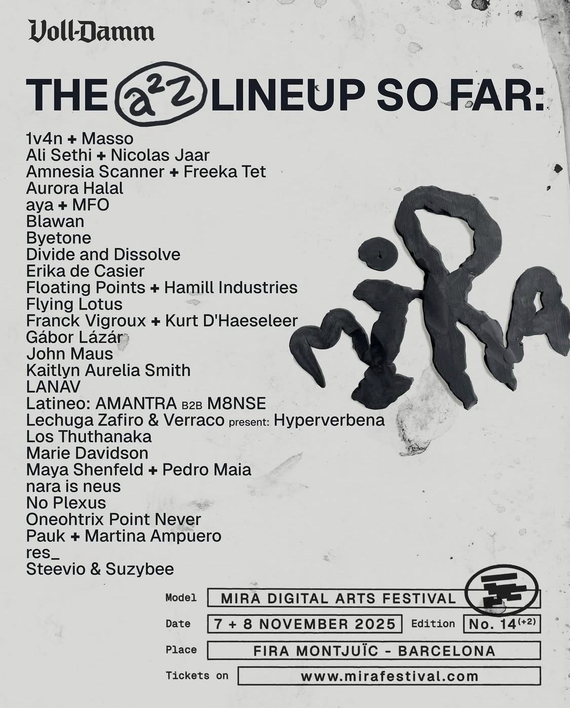 Voll-Damm × MIRA Festival 2025, 2025. Dan Aparicio: Coproductor · WPP — Hogarth (VML) (imatge 2)
