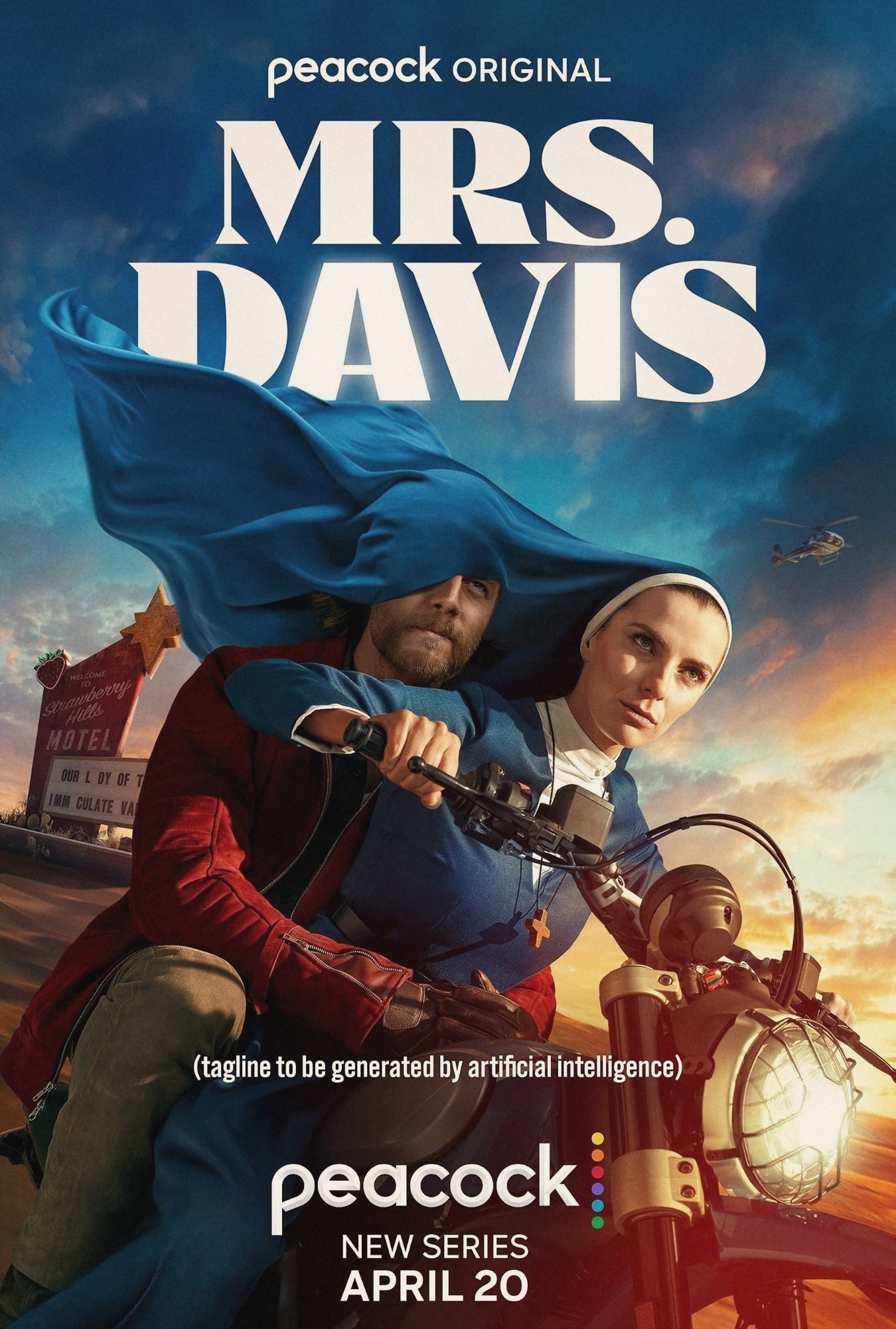 Mrs. Davis, Peacock, 2023. Dan Aparicio: Auxiliar de càmera A · 5 episodis (imatge 1)